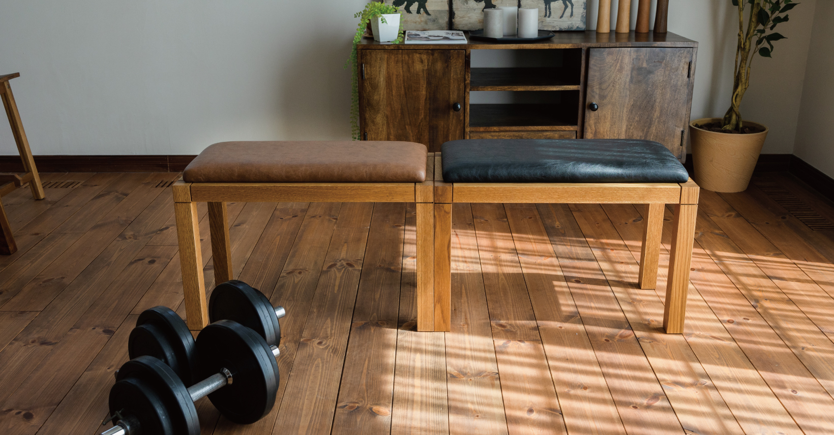 木製トレーニングベンチ「Fource（フォース）」 | 生活空間に溶け込む