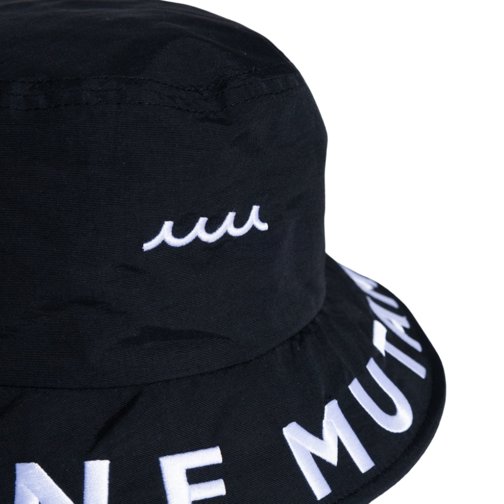 muta MARINE ムータマリン ロゴラウンド バケットハット MMST-622152 BLACK