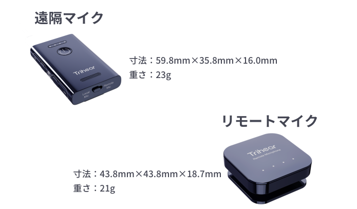 遠隔マイク付き集音器 Trihear Convoについて | トライヒアジャパン