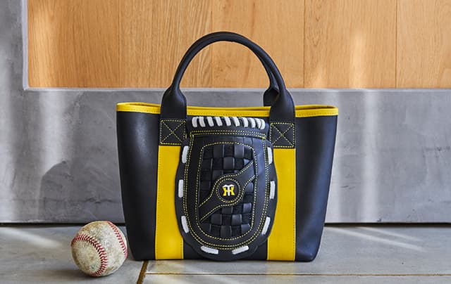 阪神タイガースコラボ グローブミニトート｜GLB109HT｜革・レザー