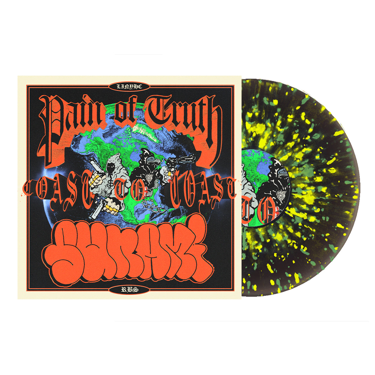 PAIN OF TRUTH / SUNAMI - Coast To Coast Split CD / 12
