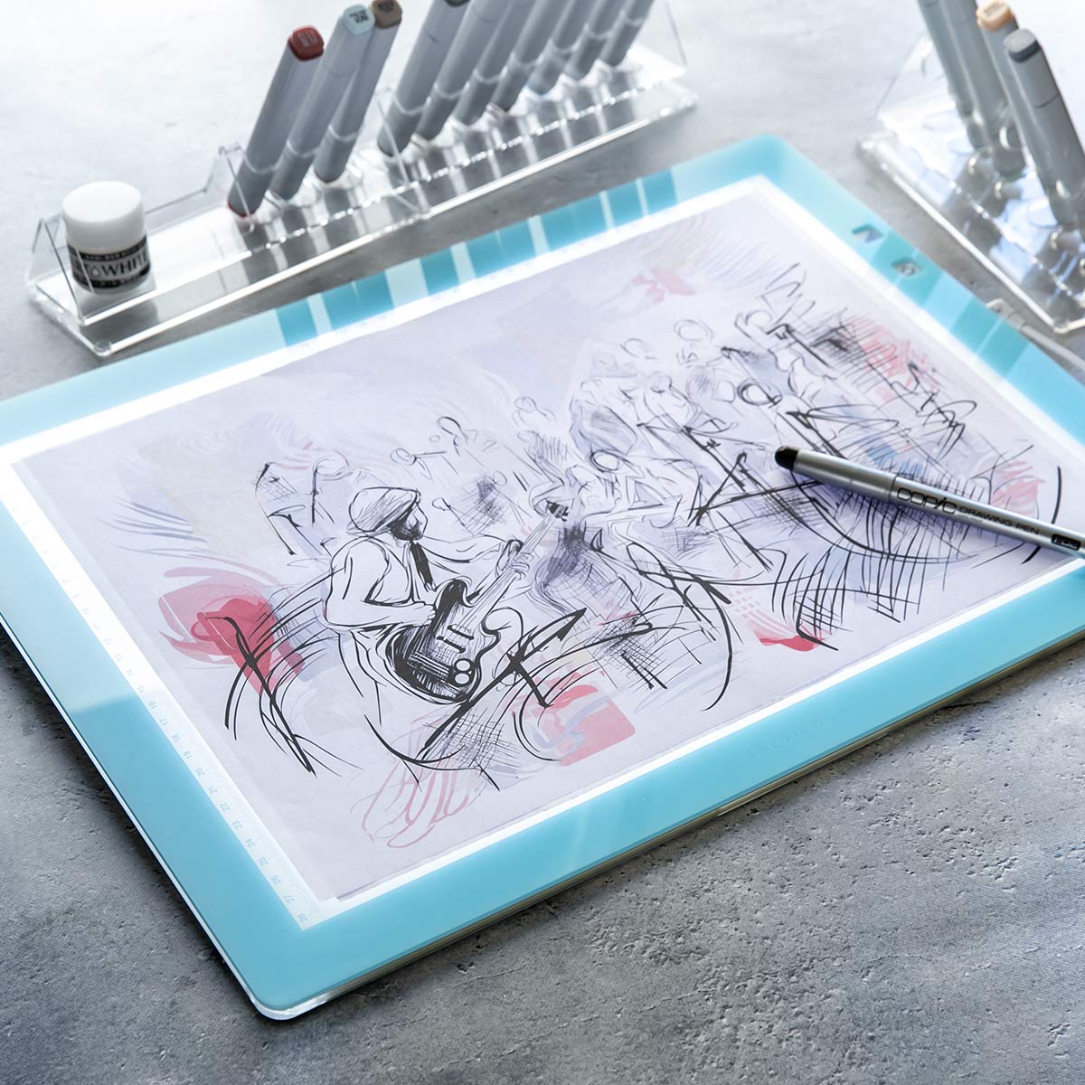 日本製】トレース台 天板保護シート A3 (A3-500 / A3-500-W)専用 薄型