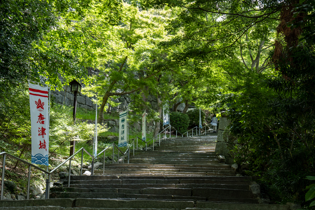 佐賀方面へ。唐津城と旧高取邸。縁結びの二見ヶ浦 海中大鳥居を