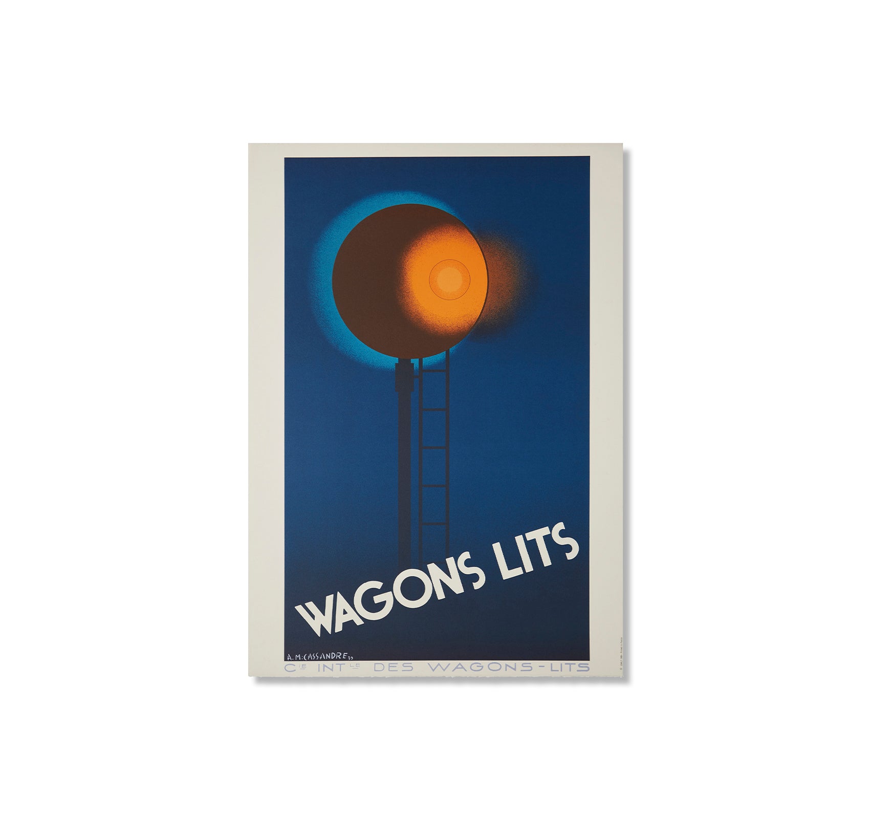 WAGONS-LITZ 'WAGONS LITS' POSTER by A. M. Cassandre [REPRODUCED