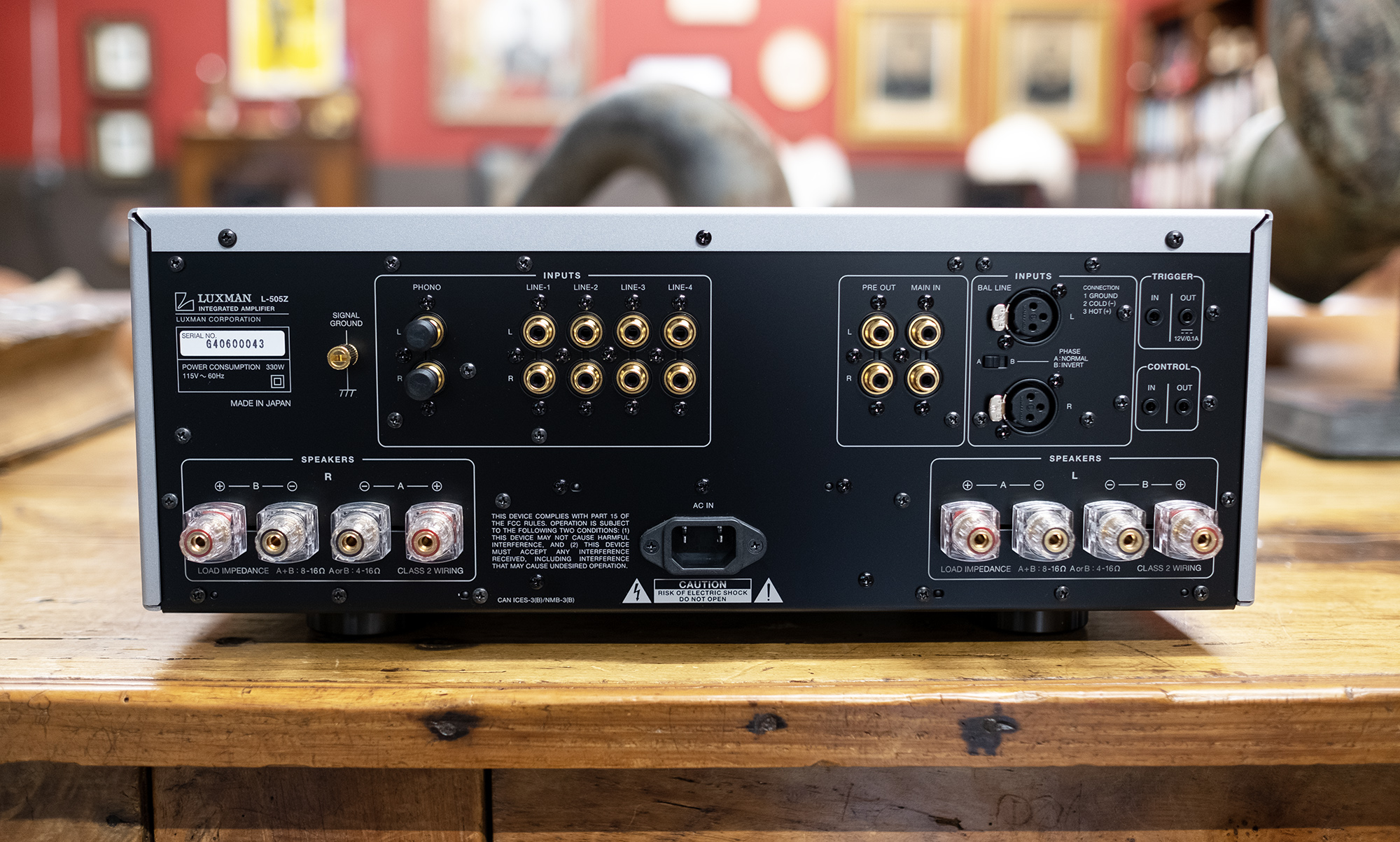 In Barn for Review: Luxman L-505Z Integrated Amplifier
