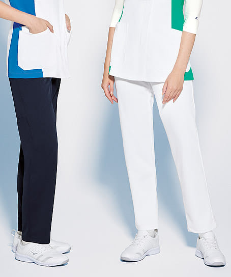 MIZUNOスノーボードパンツ ホワイトとグリーンストライプ 男性用M