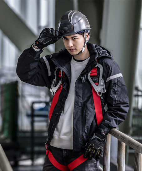 全2色】フルハーネス対応防寒ブルゾン（透湿・防水・制電生地仕様/男女