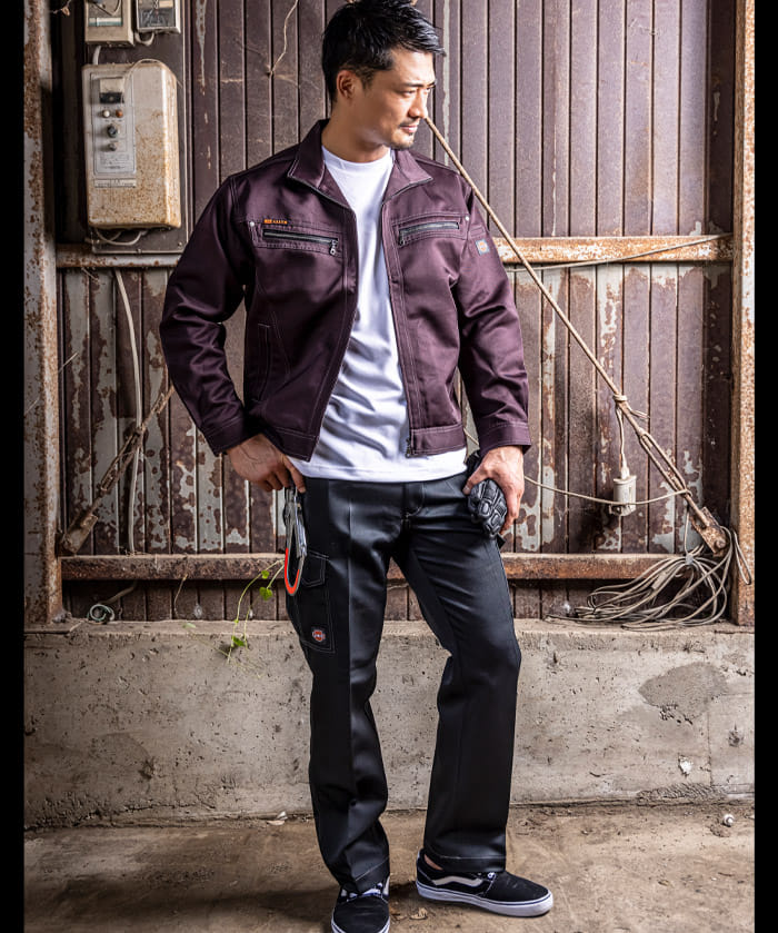 AZITO アジト】全4色・ 1タックカーゴパンツ（通年・メンズ） AZ-11404