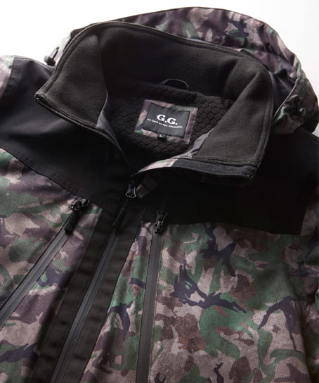 G.G.】防水防寒ブルゾン（迷彩）（耐水圧10，000mm/透湿24，000g