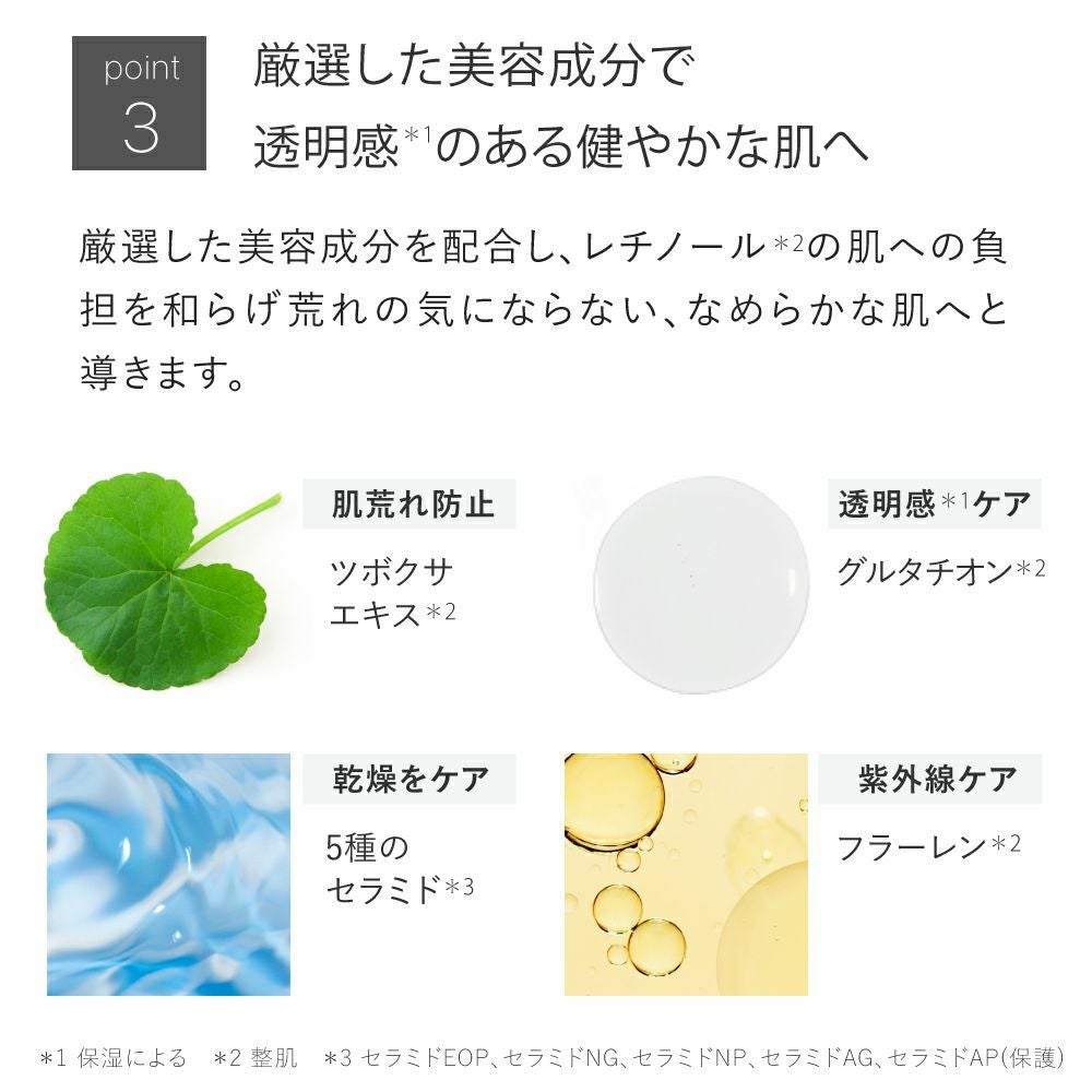 レチノール5種高濃度配合【レチノショット 0.1】トゥヴェール