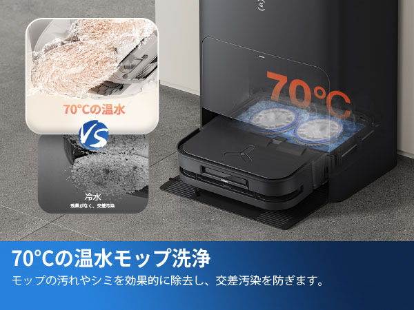 レンタル] ECOVACS DEEBOT X5 PRO OMNI ロボット掃除機 ブラック