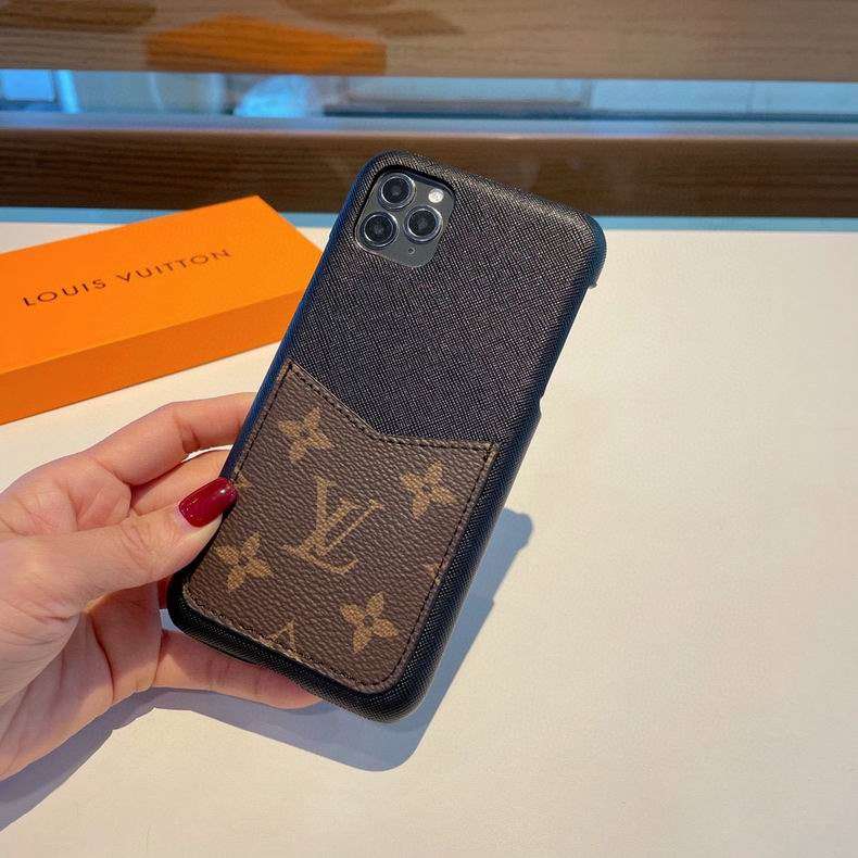 Louis Vuitton Phone Case with Card Holder 11-16 Pro Max Plus