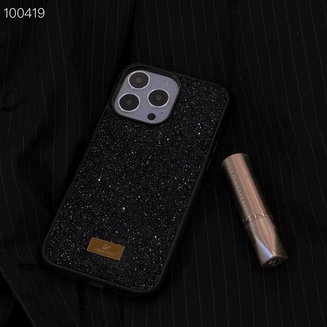 スワロフスキー iPhone15/14 ProMaxケース キラキラ SWAROVSKI
