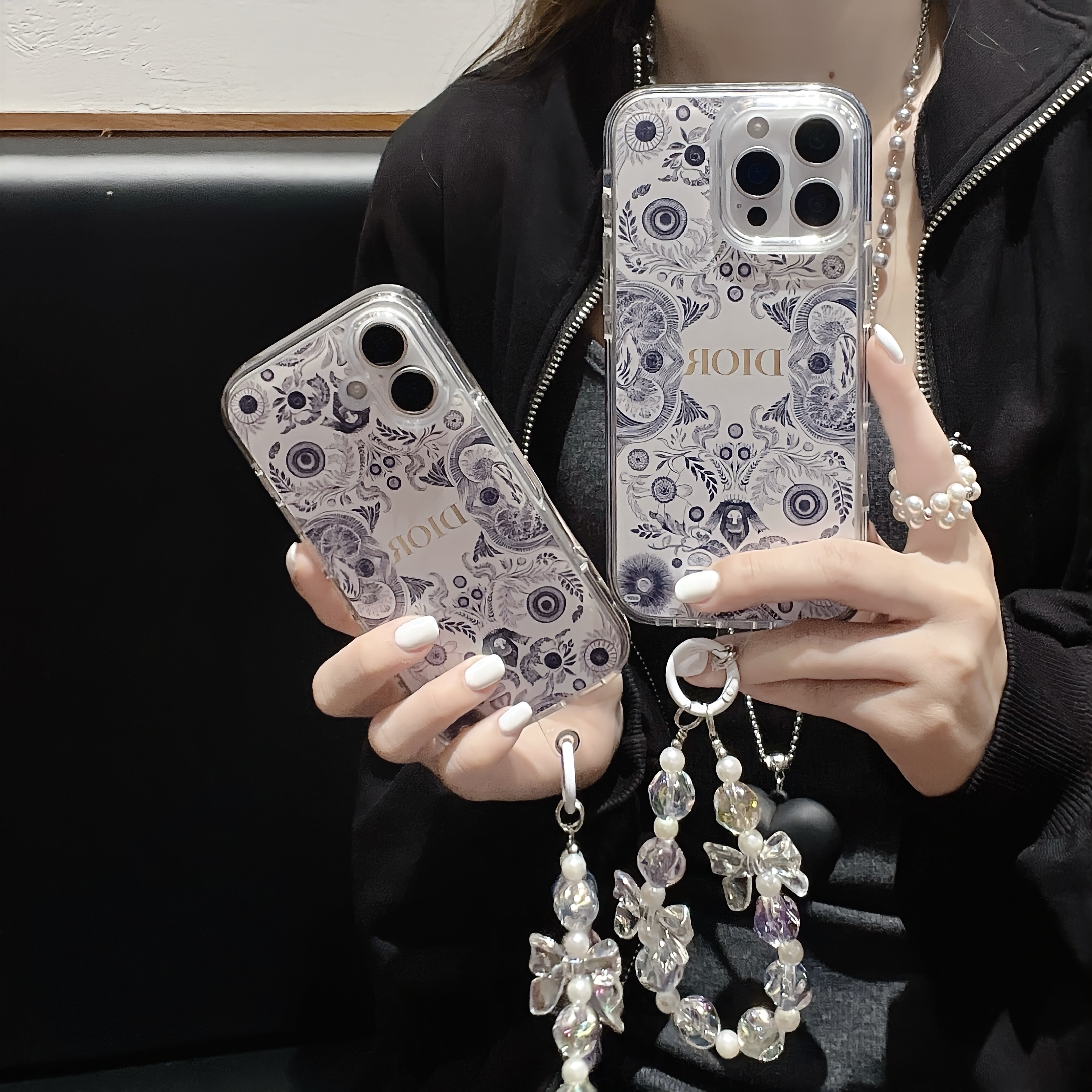 ディオール iPhone16 Pro Maxケース トワルドジュイ柄 DIOR iPhone16