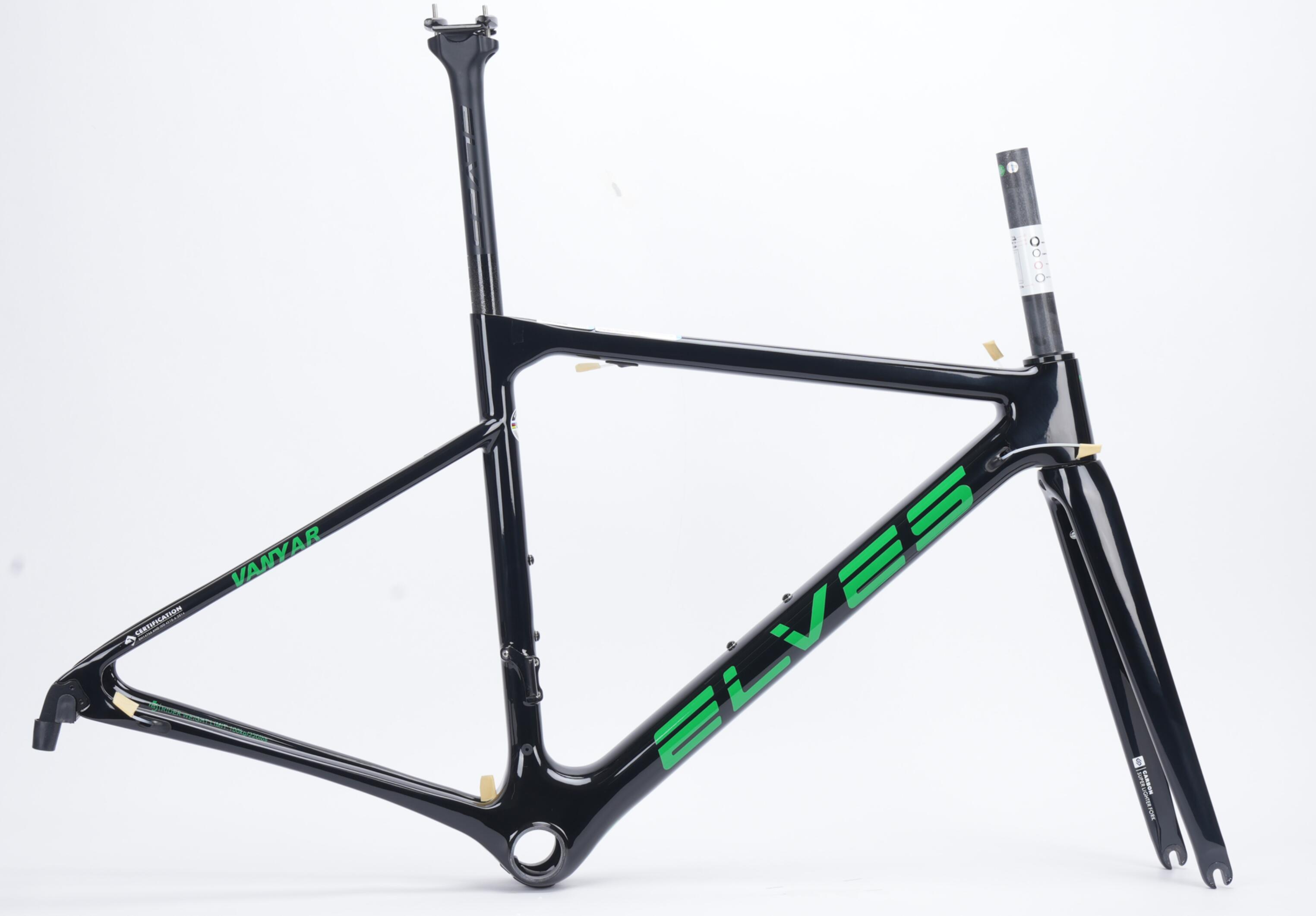 エルヴス ヴァンヤール リムブレーキフルカーボンフレームセット UCI