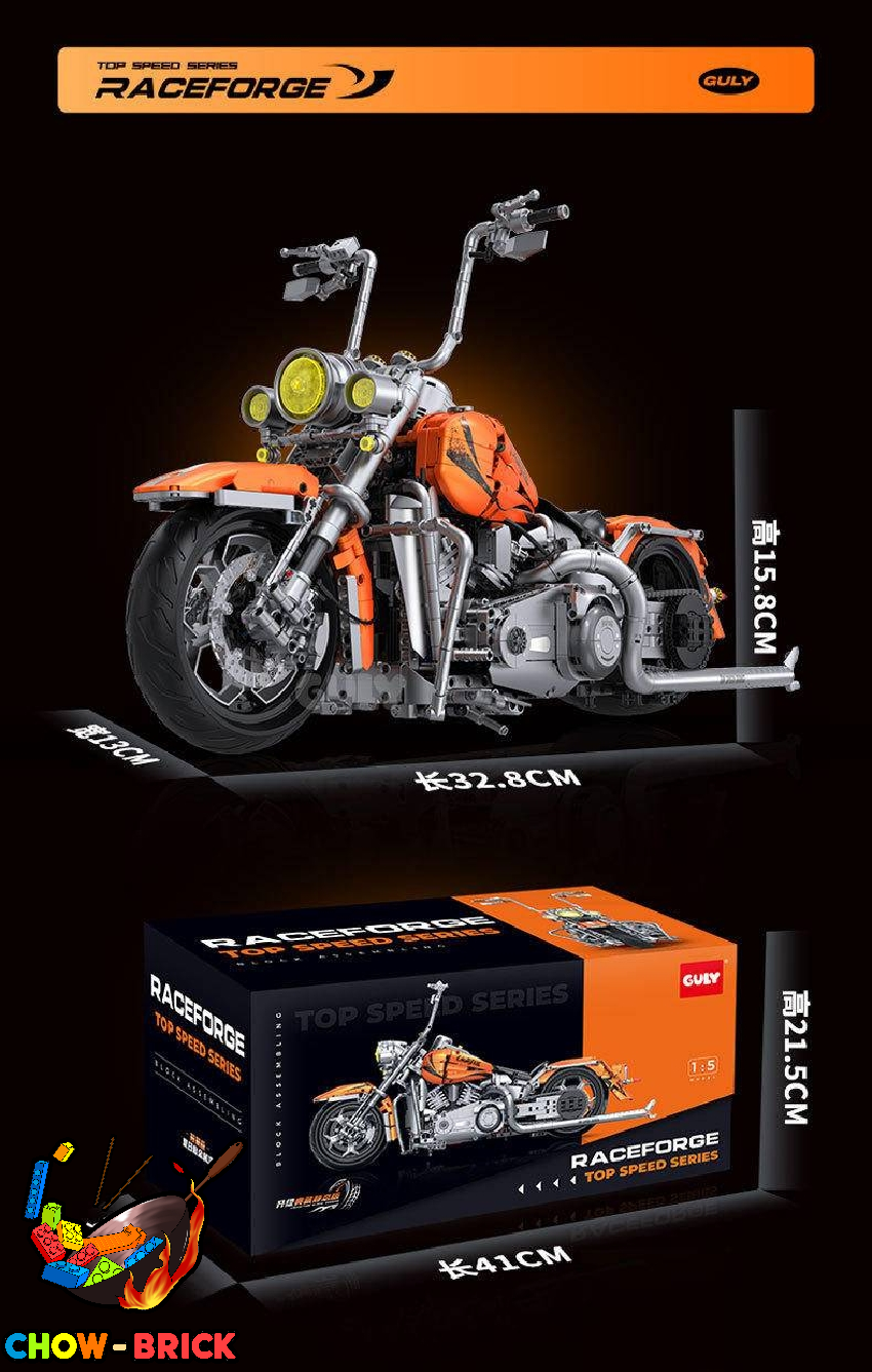 Guly 1/5 60531 Raceforge Harley-Davidson Road King Classic