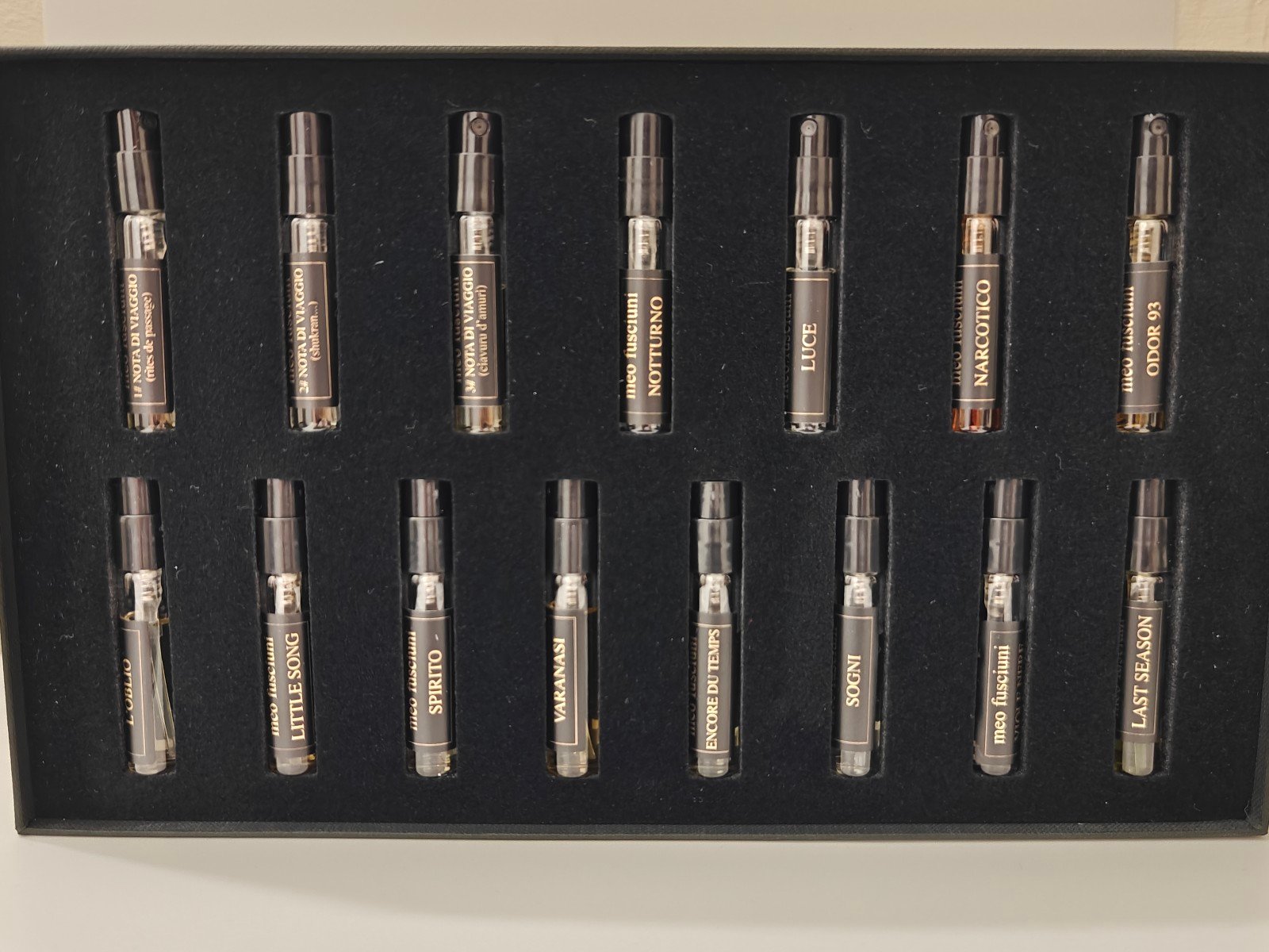 トライアルセット・サンプル MEO FUSCIUNI Discovery Set 5 x 2.5 ml