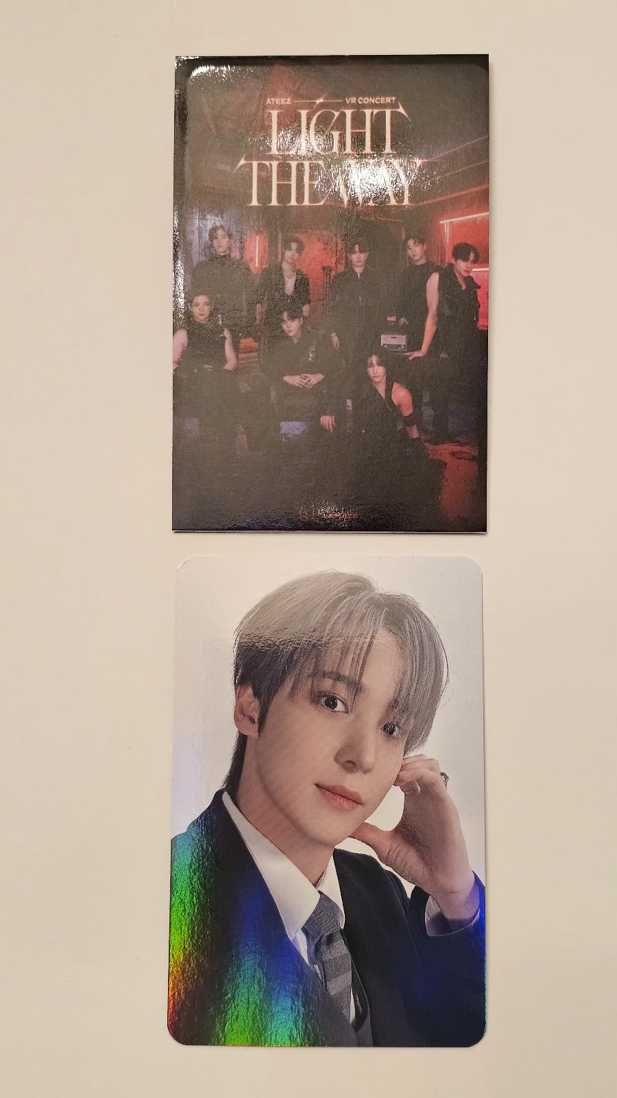 Ateez VR Concert Lucky Pull Holographic Yunho | Mercari
