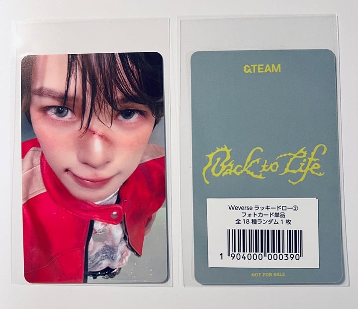 &TEAM Back to Life Weverse Japan 2nd lucky | Mercari