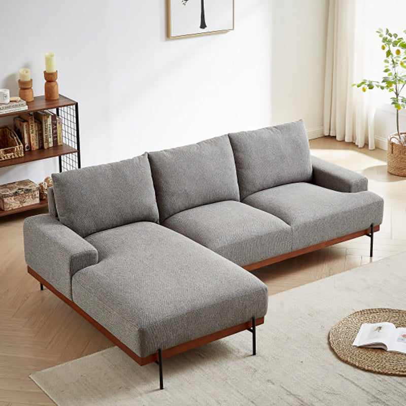 3人掛け カウチソファ オットマン付き[幅221cm] YJ-1102 – 家具