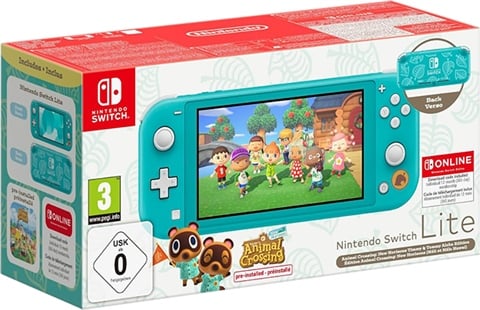 Switch Lite Console, 32GB Timmy & Tommy Aloha Turquoise, (No DLC