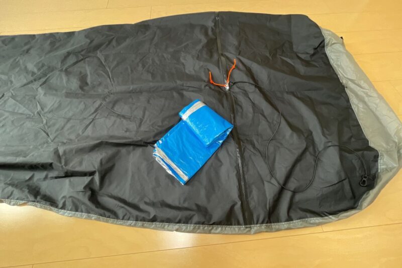 世界最軽量の完全防水＆透湿ビビィ【MLD/FKT E-VENT BIVY】レビュー