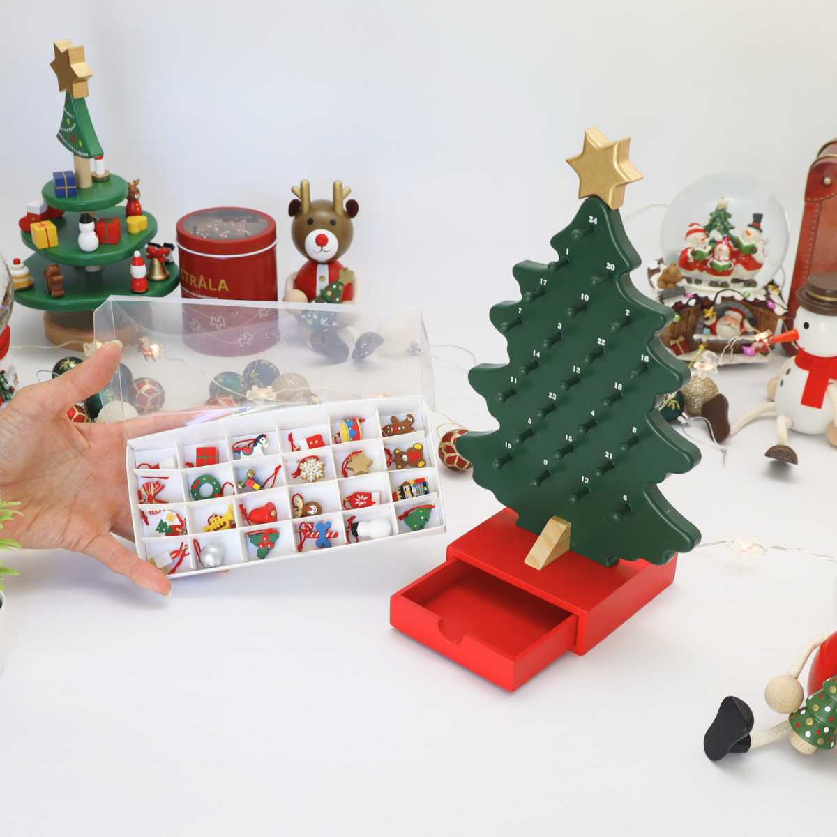 クリスマスツリー 木製 アドベントツリー クリスマス ツリー型