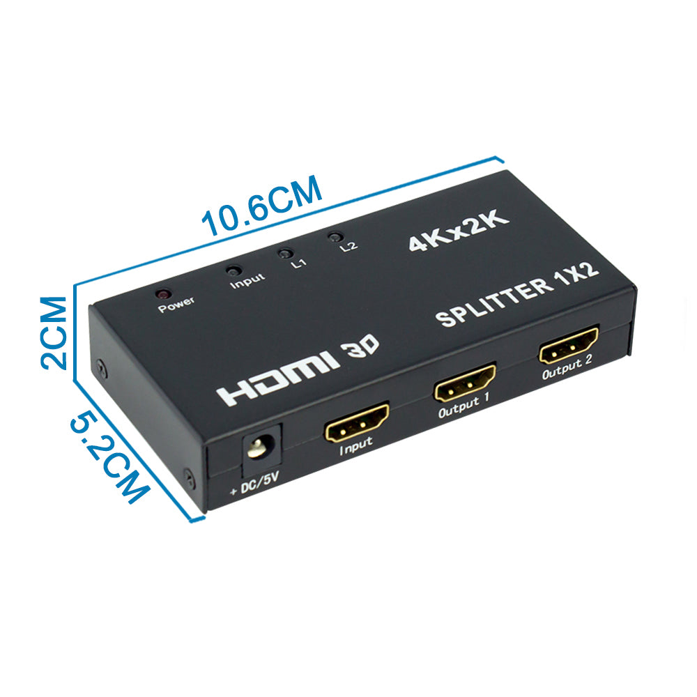 HDMI SPLITTER 1 TO 2 (4Kx2K) – UltraPoE
