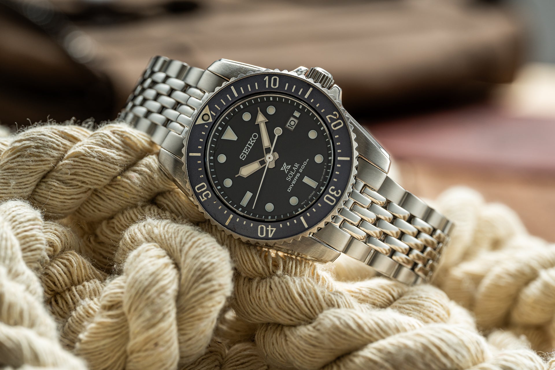 Beads of Rice Bracelet (Seiko SNE57x Solar) – Uncle Straps