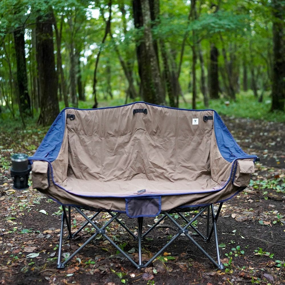 grn outdoor GO3403F 60/40 CLOTH TWIN SOFA CHAIR ツインソファ