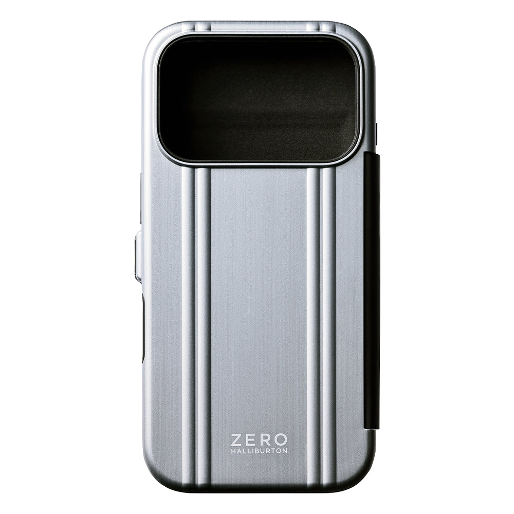 ZERO HALLIBURTON Hybrid Shockproof Flip Case (Matte Silver) – UNiCASE