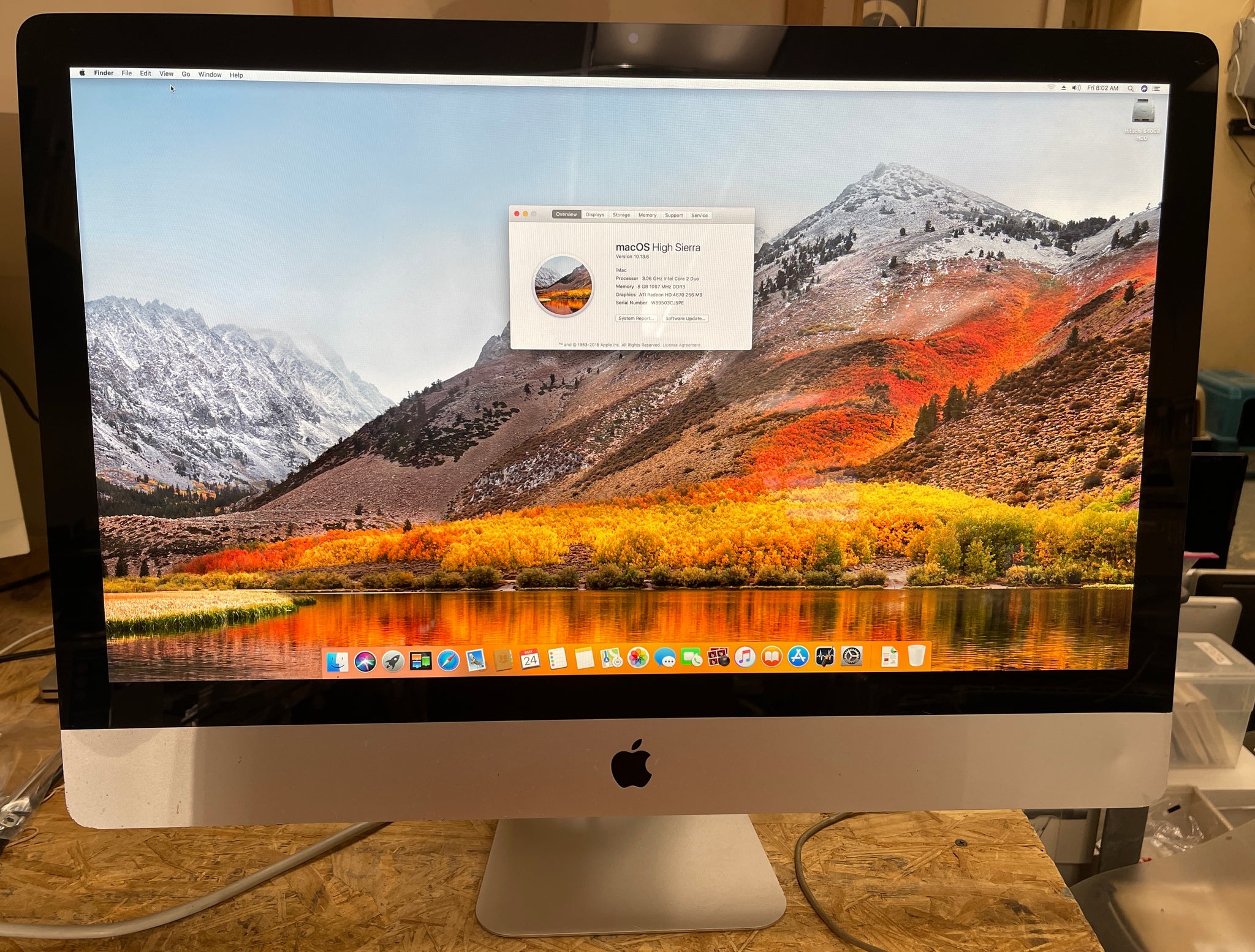 Apple iMac 27-inch Late 2009 3.06GHz Intel Core 2 Duo (MB952LL/A