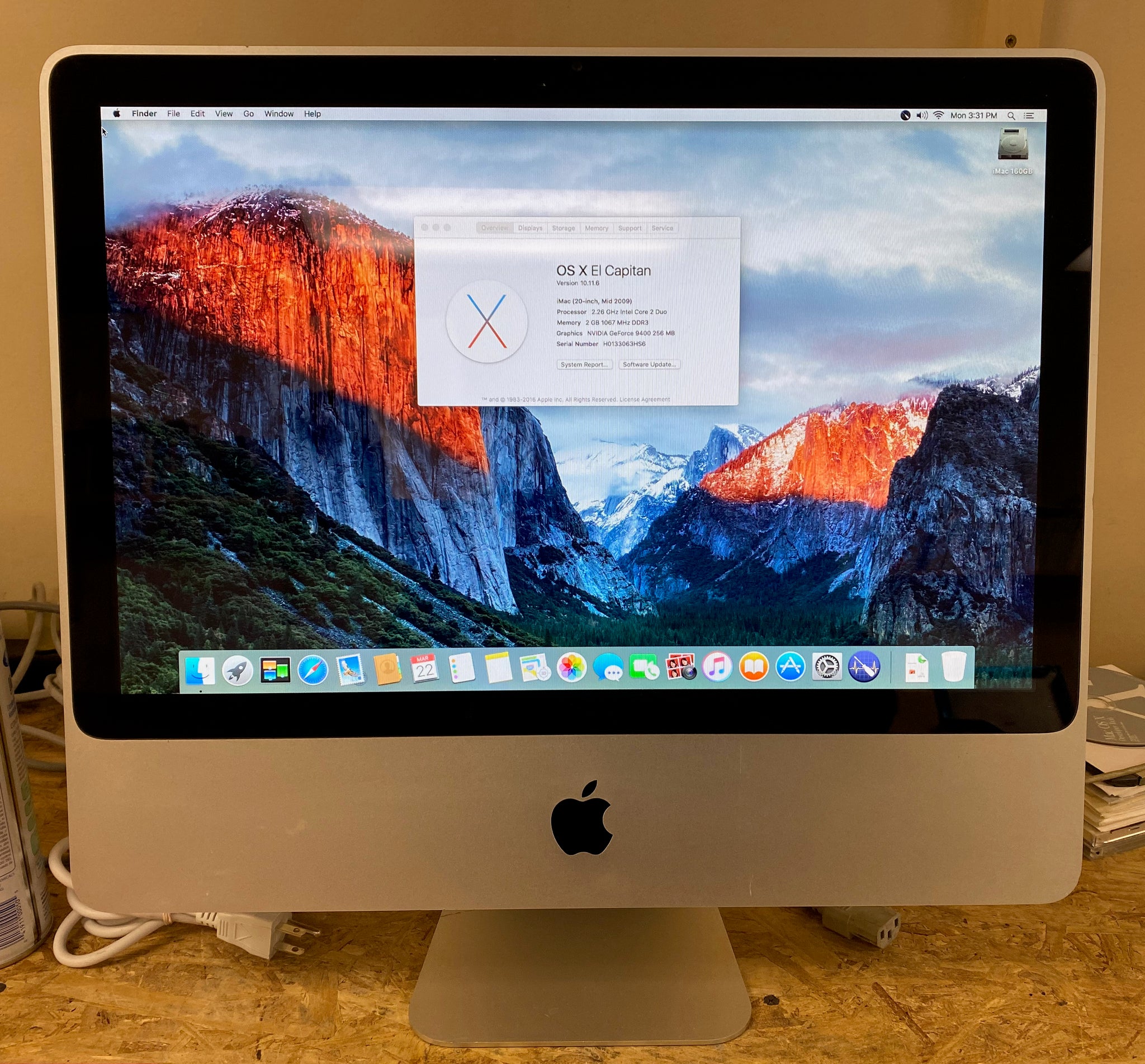 Apple iMac 20-inch Educational August 2011 2.26GHz Intel Core 2