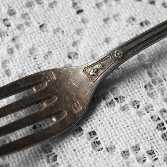 アンティーク シルバーフォーク カトラリー（utw1055） - アンティーク