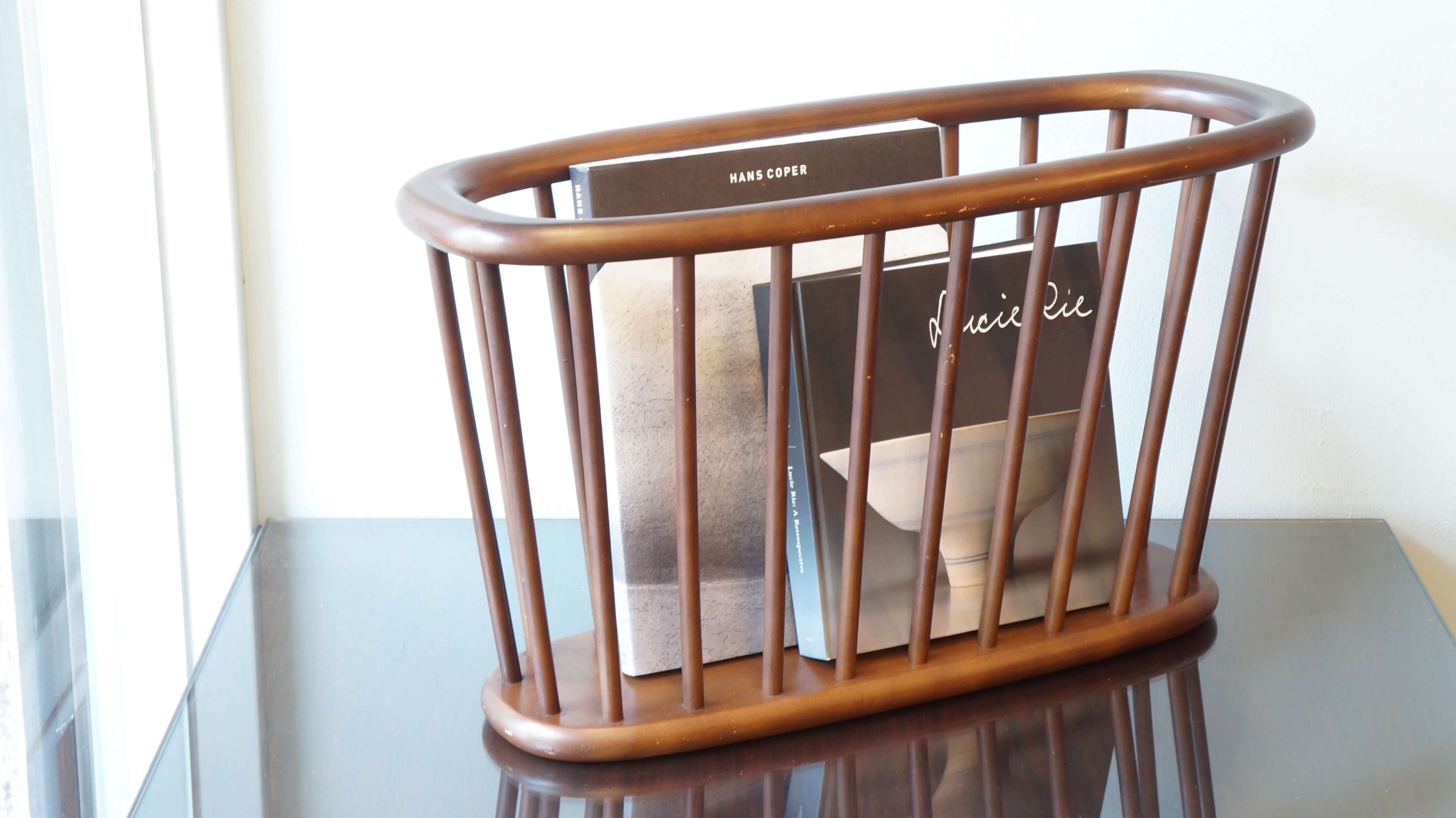 Hida Sangyo Magazine Rack/飛騨産業 マガジンラック キツツキマーク