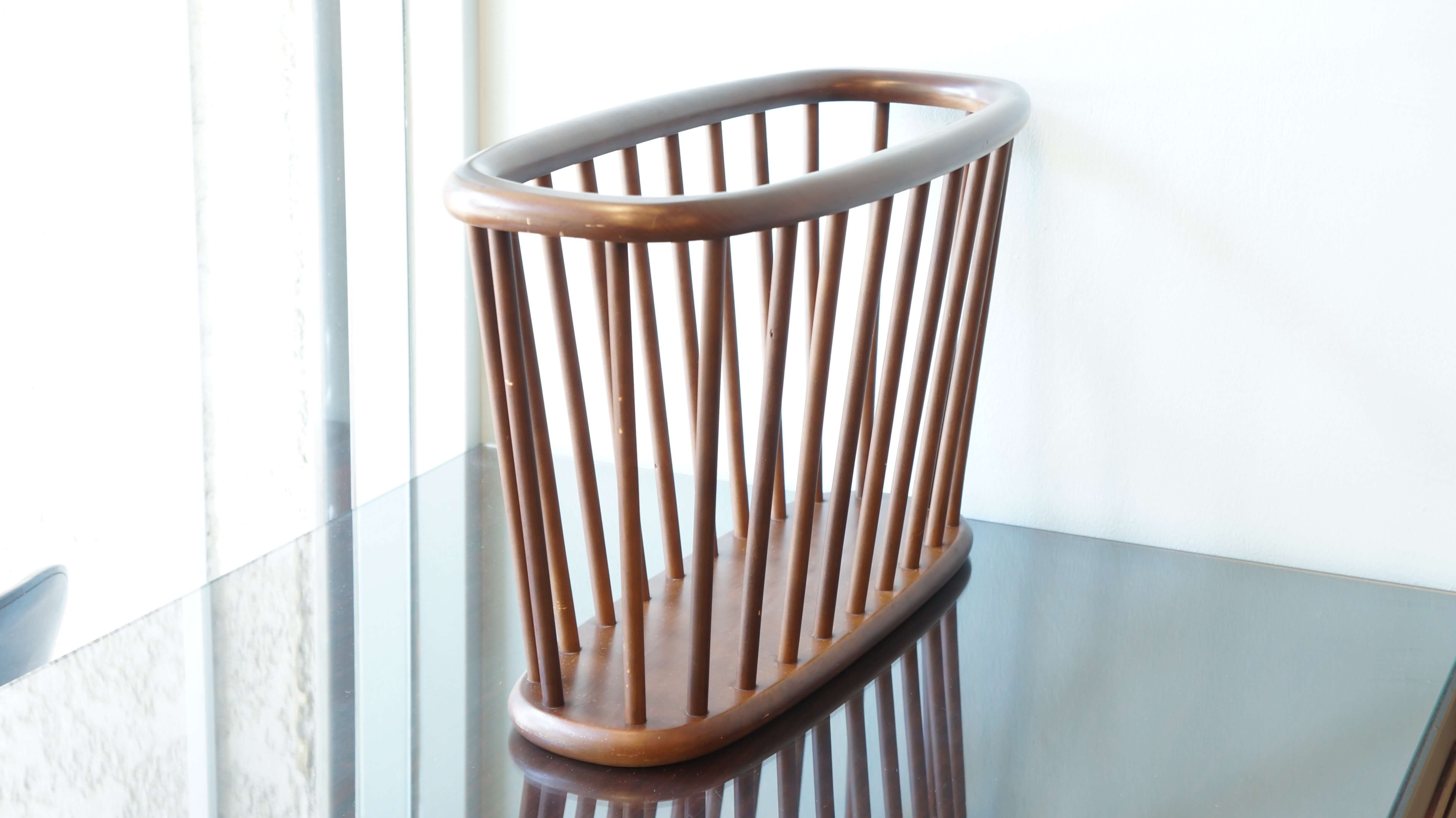 Hida Sangyo Magazine Rack/飛騨産業 マガジンラック キツツキマーク