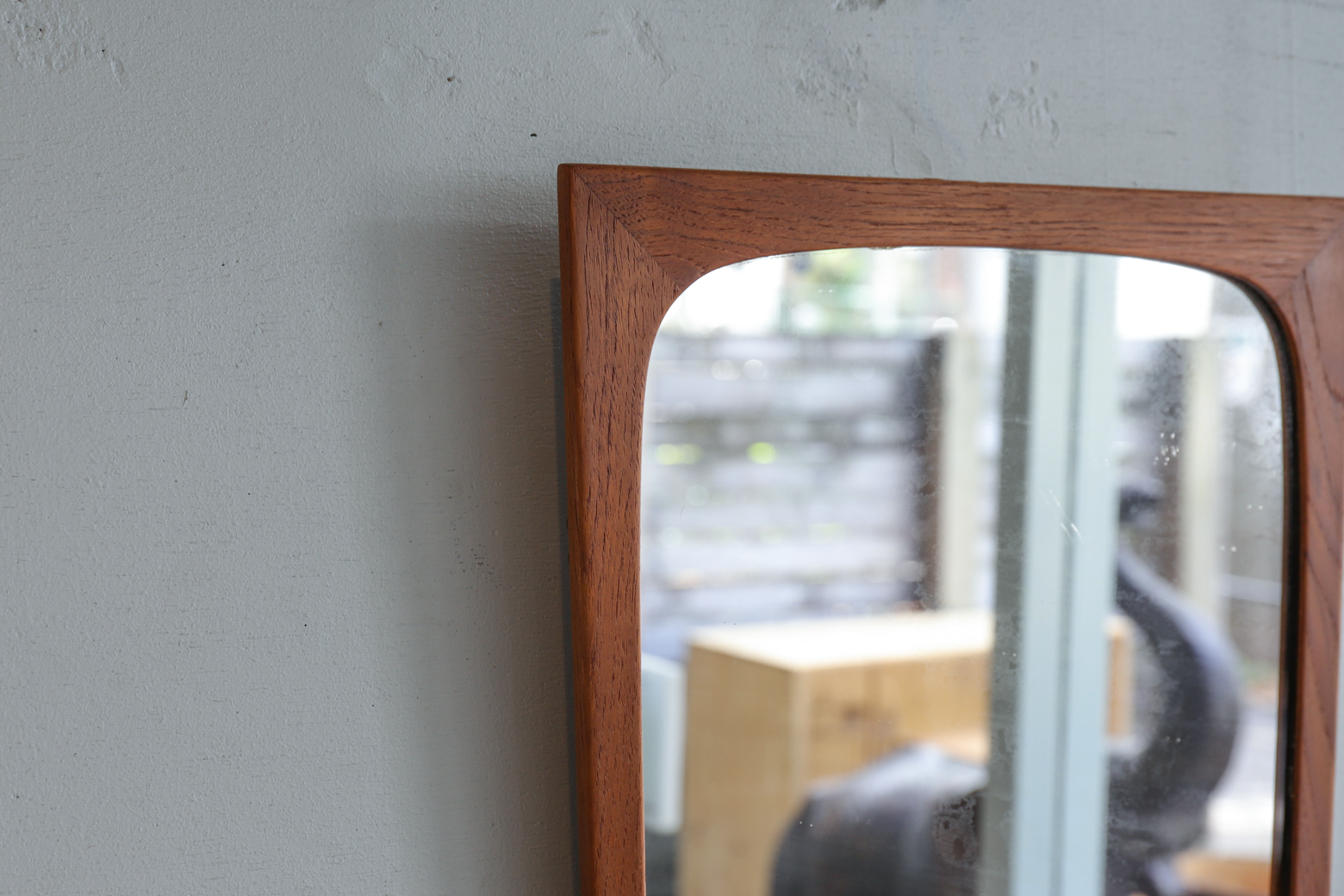 デンマーク ヴィンテージ ウォールミラー 壁掛け 鏡 北欧 インテリア