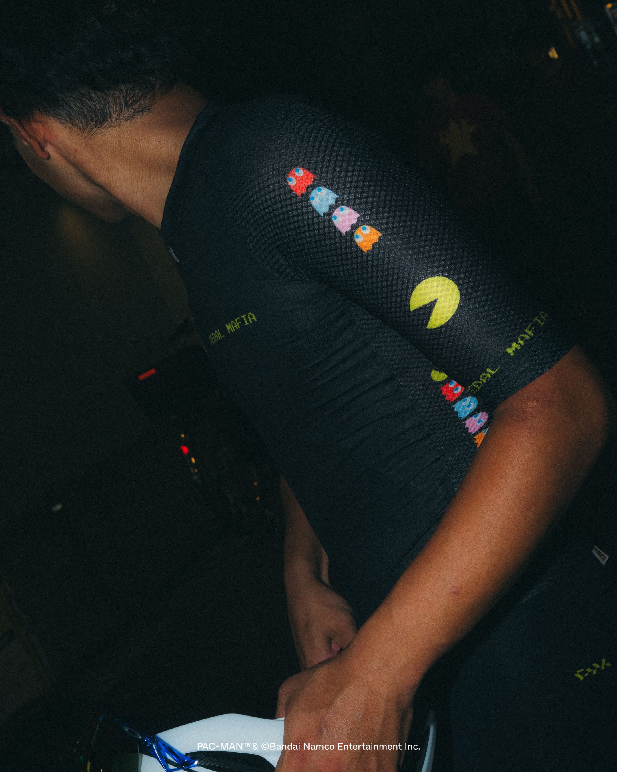 Men's Core Jersey - PAC-MAN Black | Pedal Mafia