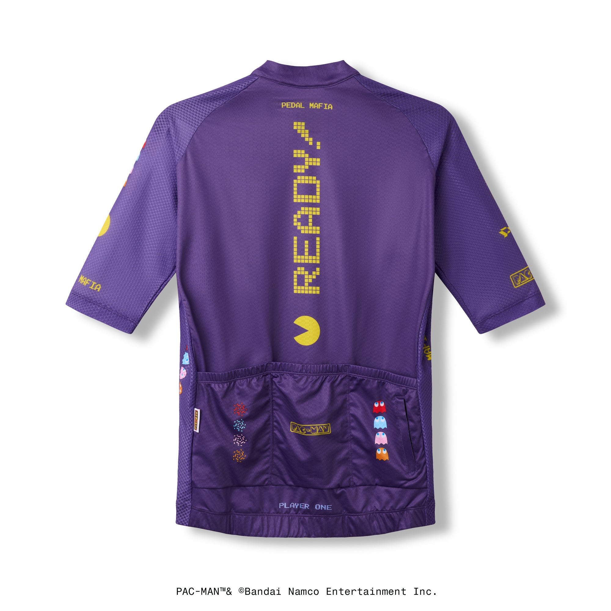 Men's Core Jersey - PAC-MAN Purple | Pedal Mafia