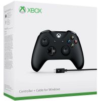 ≡ Microsoft Xbox One Wireless Controller (Black) + USB Кабель для
