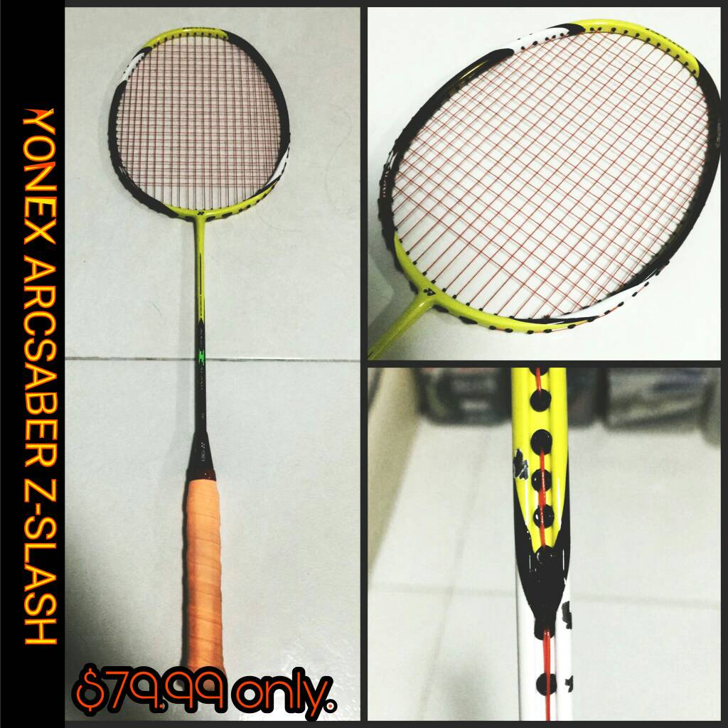 FS: - WTS YONEX ARCSABER Z-Slash | BadmintonCentral