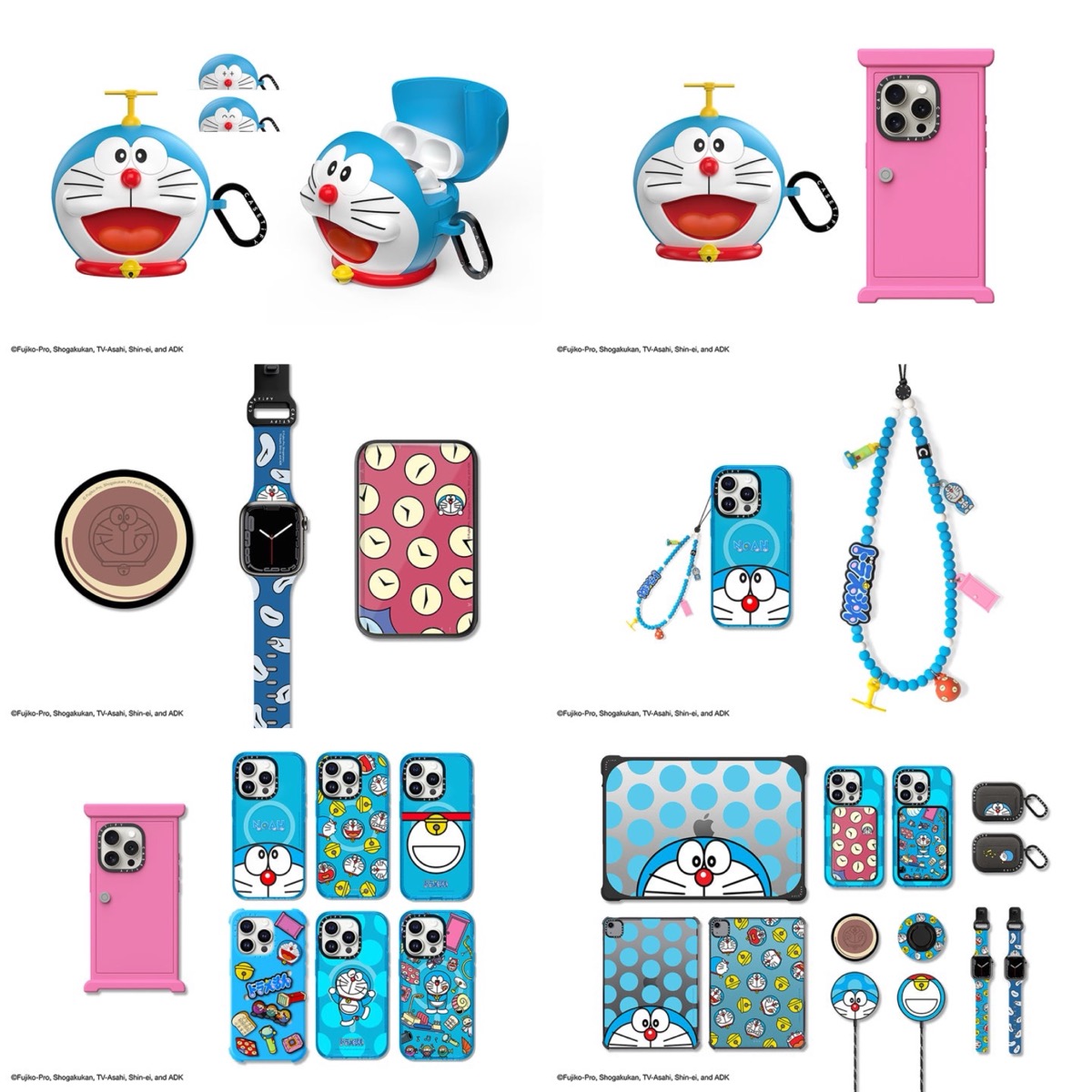 ドラえもん × CASETiFY コラボコレクションが国内3月27日／7月29日より