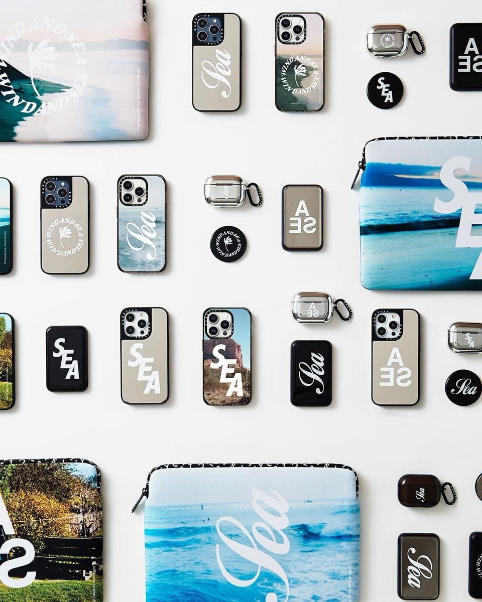 CASETiFY × WIND AND SEA 新作コラボコレクションが国内4月19日より