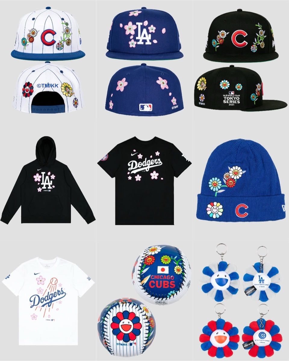 村上隆 MLB TOKYO シリーズ ドジャース パーカー ブラック