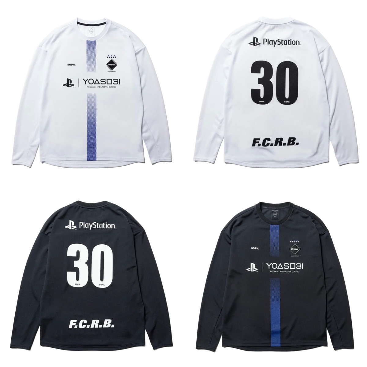 YOASOBI x PlayStation x F.C.Real Bristol 限定コラボゲームシャツが