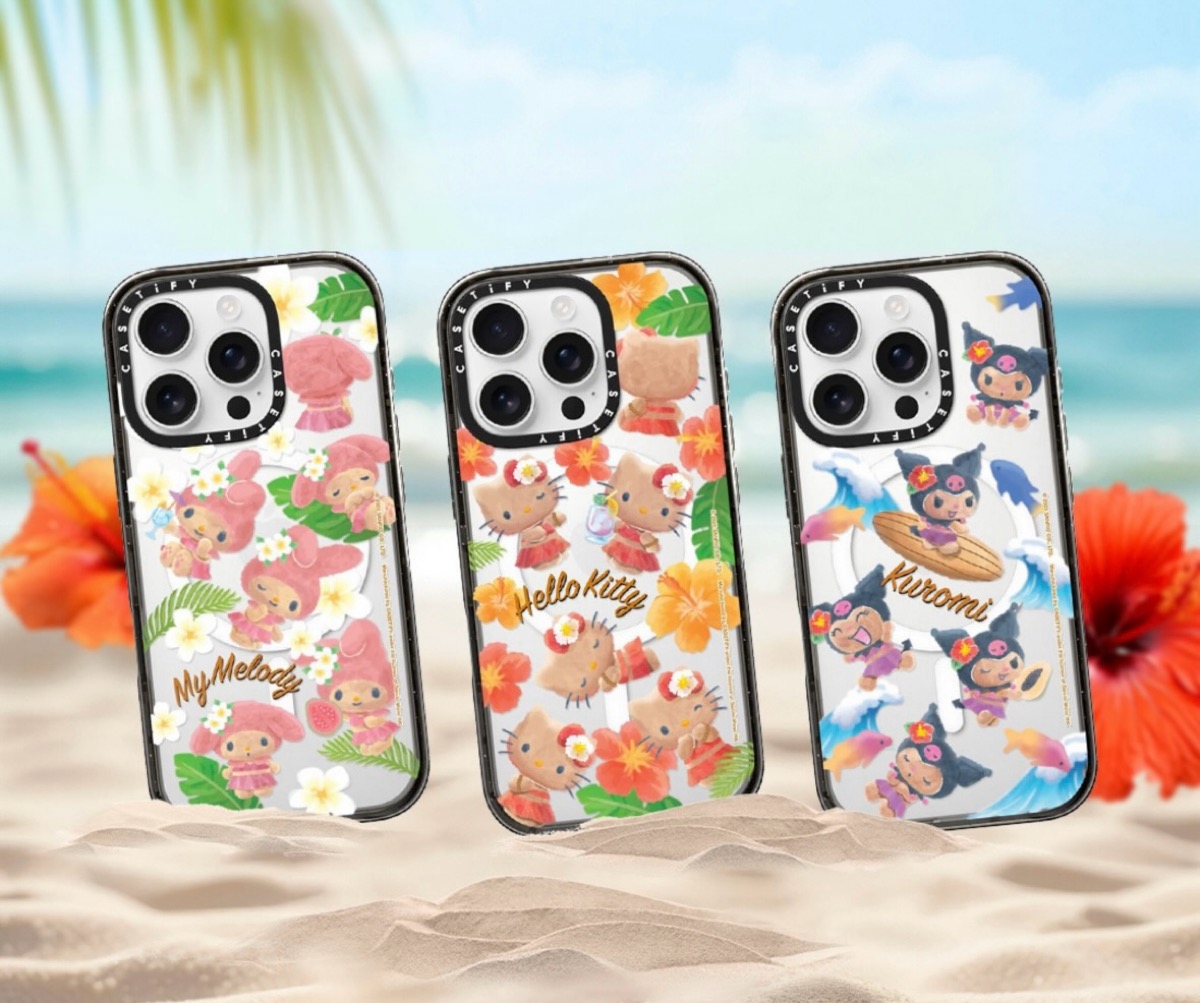 SANRIO x CASETiFY “日焼け” コレクションが国内8月27日から9月2日まで