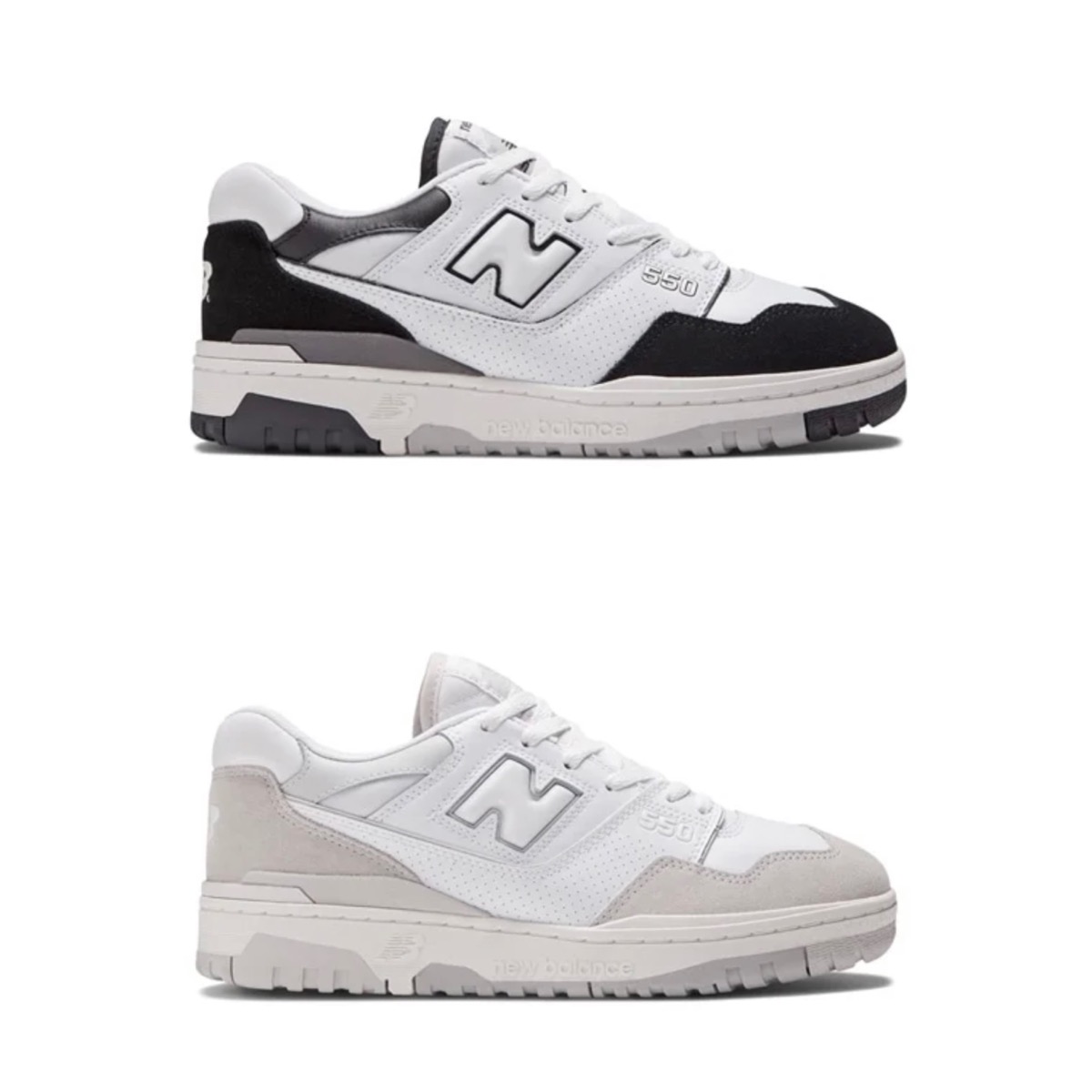 New Balance 公式ストア限定の新色『550 “White/Black” & “White/Grey
