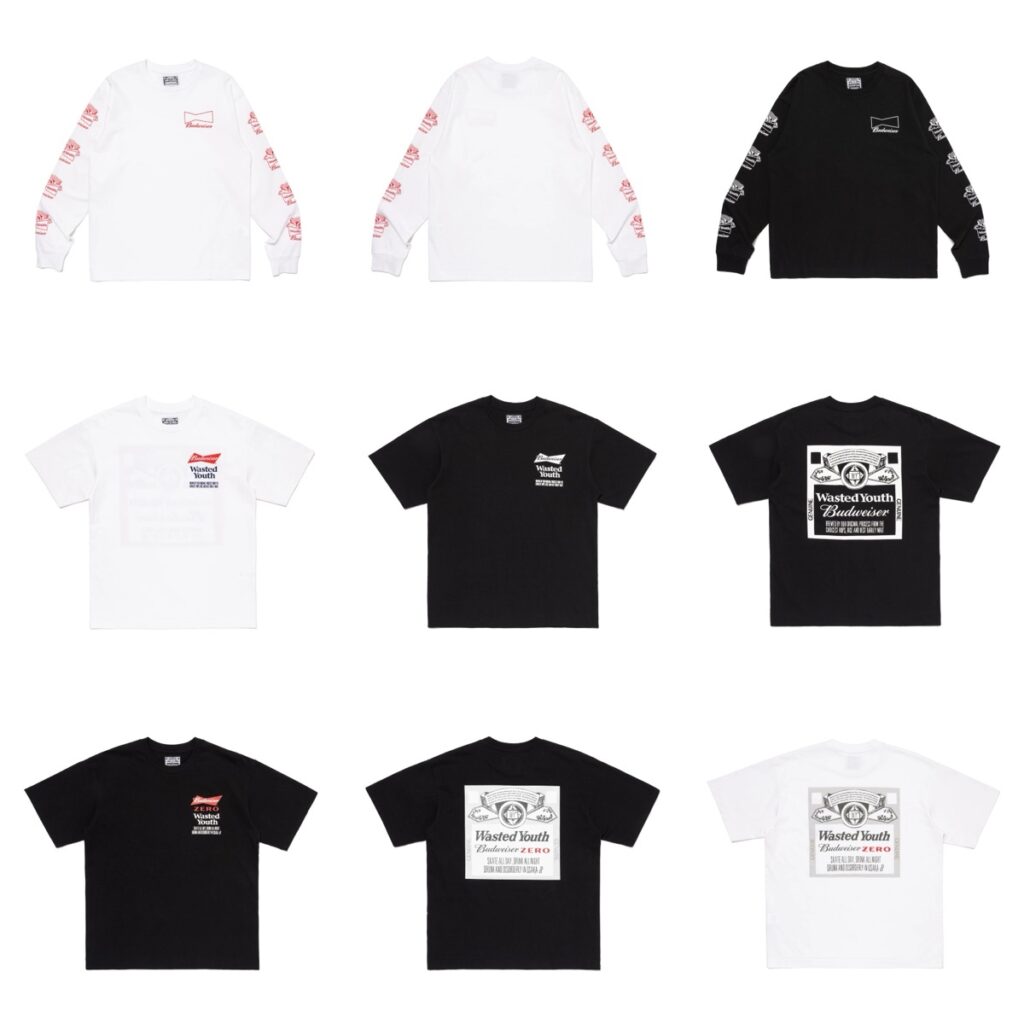 Wasted Youth × Budweiser の新作アパレルが国内12月16日より発売 | UP