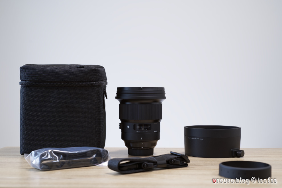 SIGMA 105mm F1.4 DG HSMを無接点アダプターでZ6iiに繋ぐ奮闘記[外観