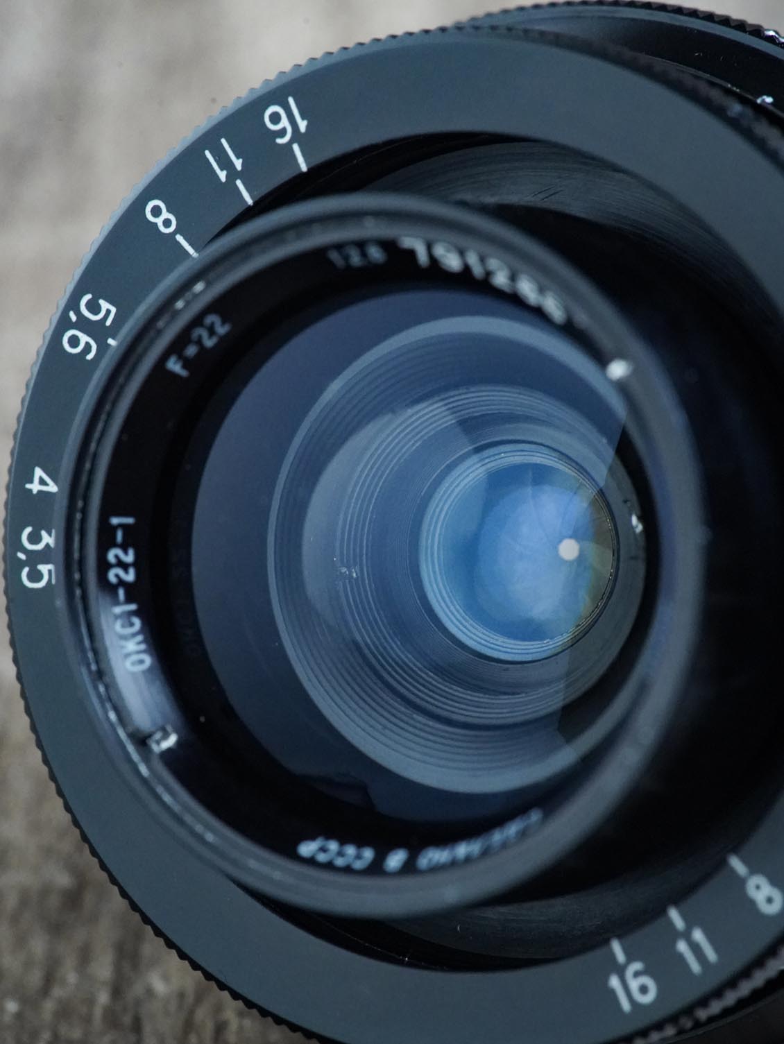 LOMO OKC1-22-1 22mm f/2.8-22 Macro №791286 M39 (Leica) APS-C